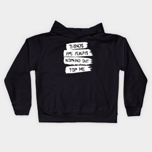 Things are always working out for me, Positive affirmation Kids Hoodie